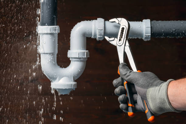 Professional Sewer Line Repair technician working in Tram, KY